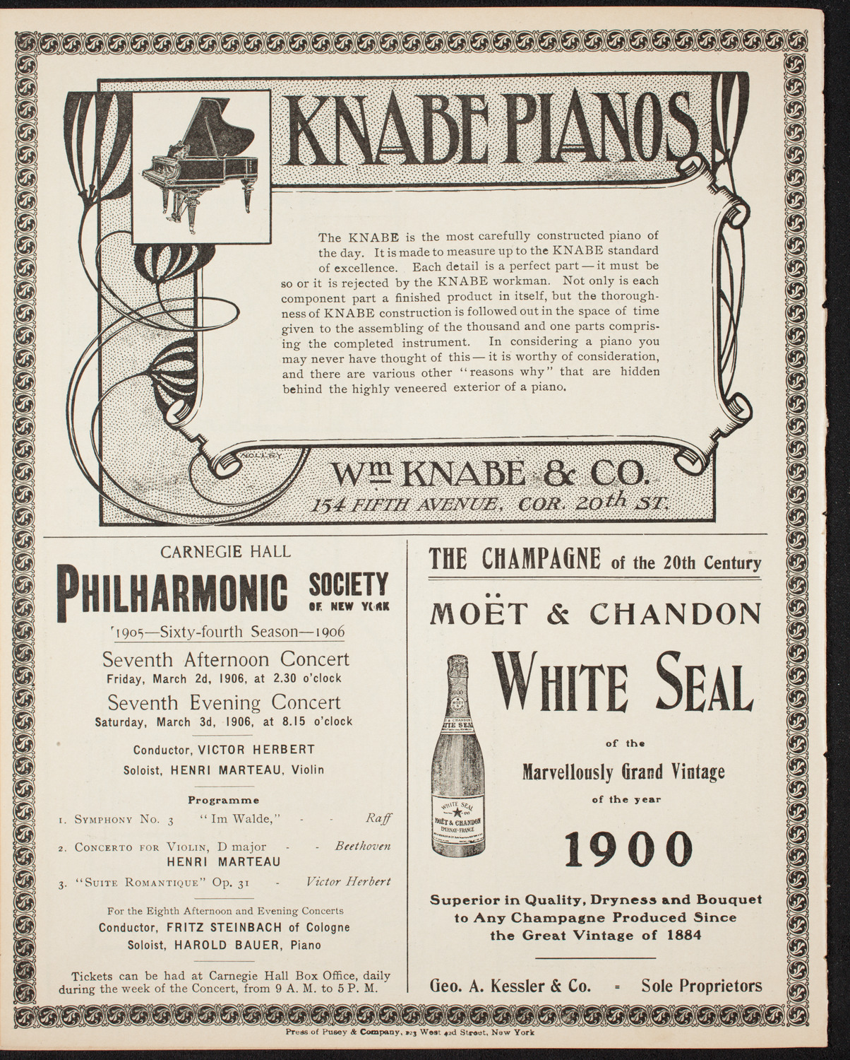 Emma Calvé, Soprano, and Her Company, February 22, 1906, program page 12