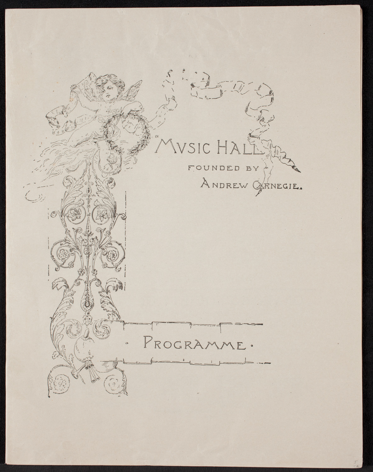 Oratorio Society of New York, March 1, 1892, program page 1