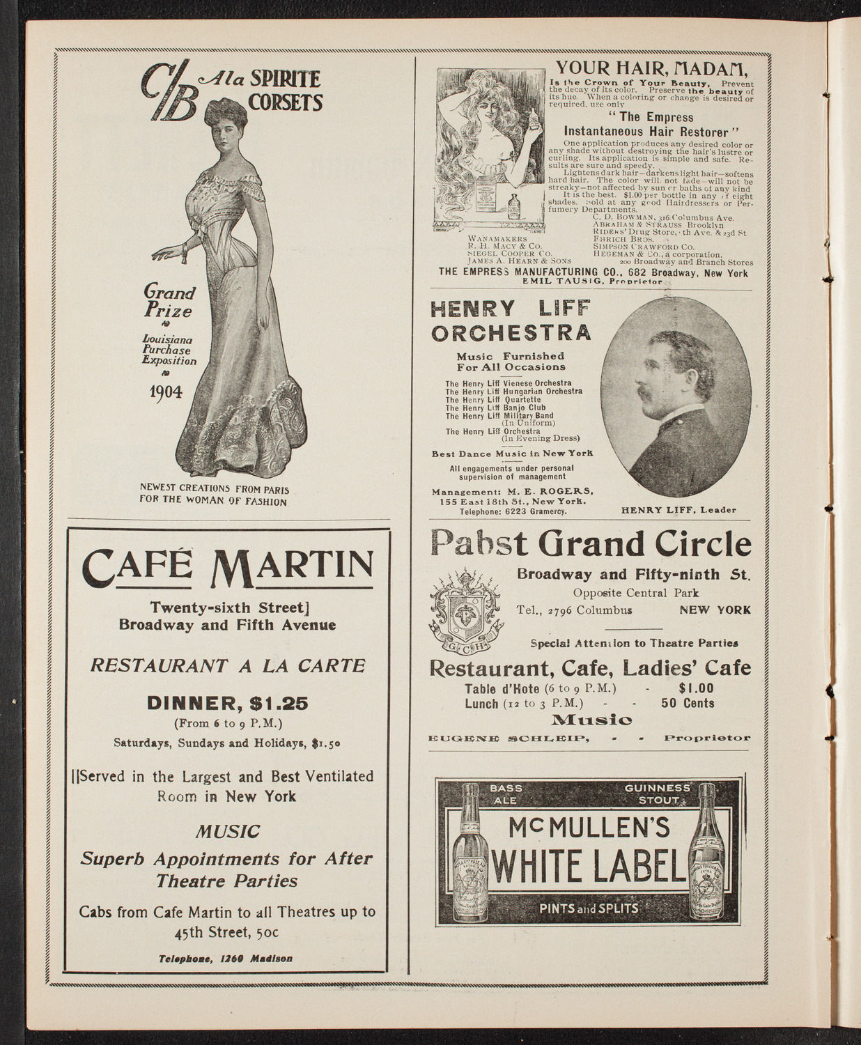 Symphony Concert for Young People, March 11, 1905, program page 8
