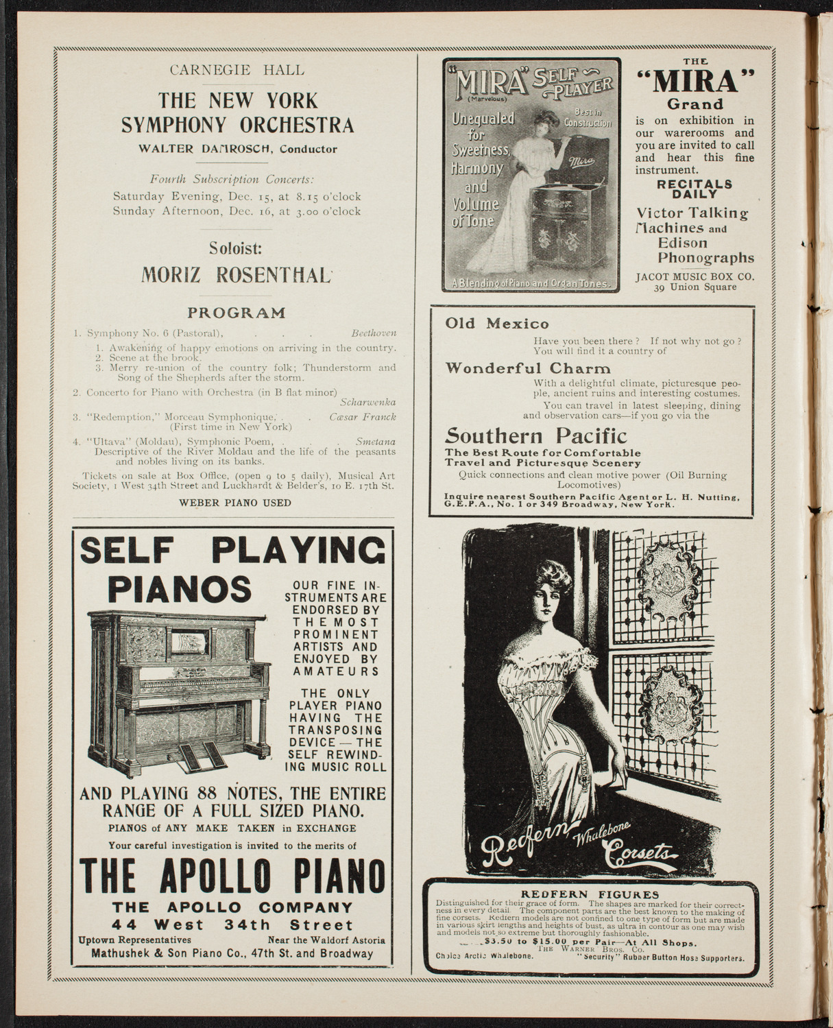 New York Philharmonic, November 30, 1906, program page 2