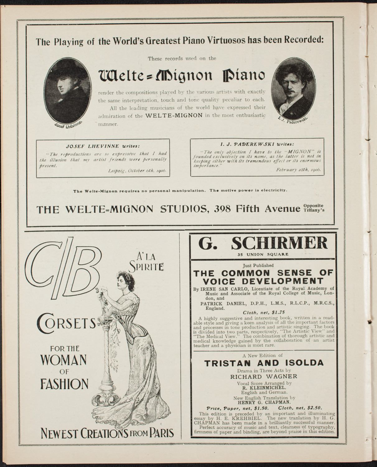 Russian Symphony Society of New York, January 17, 1907, program page 8