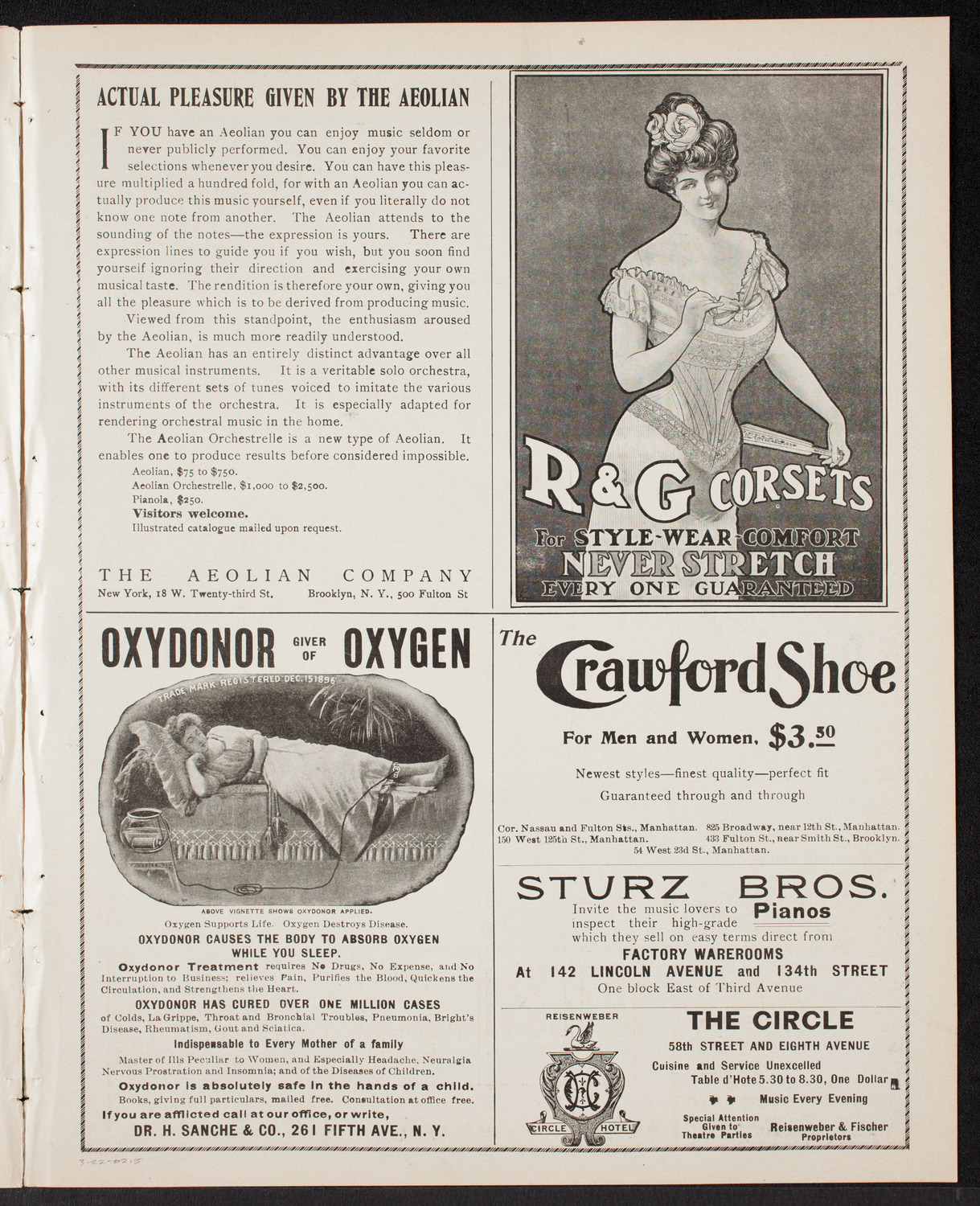 Public Education Association City History Club Concert, March 22, 1902, program page 9