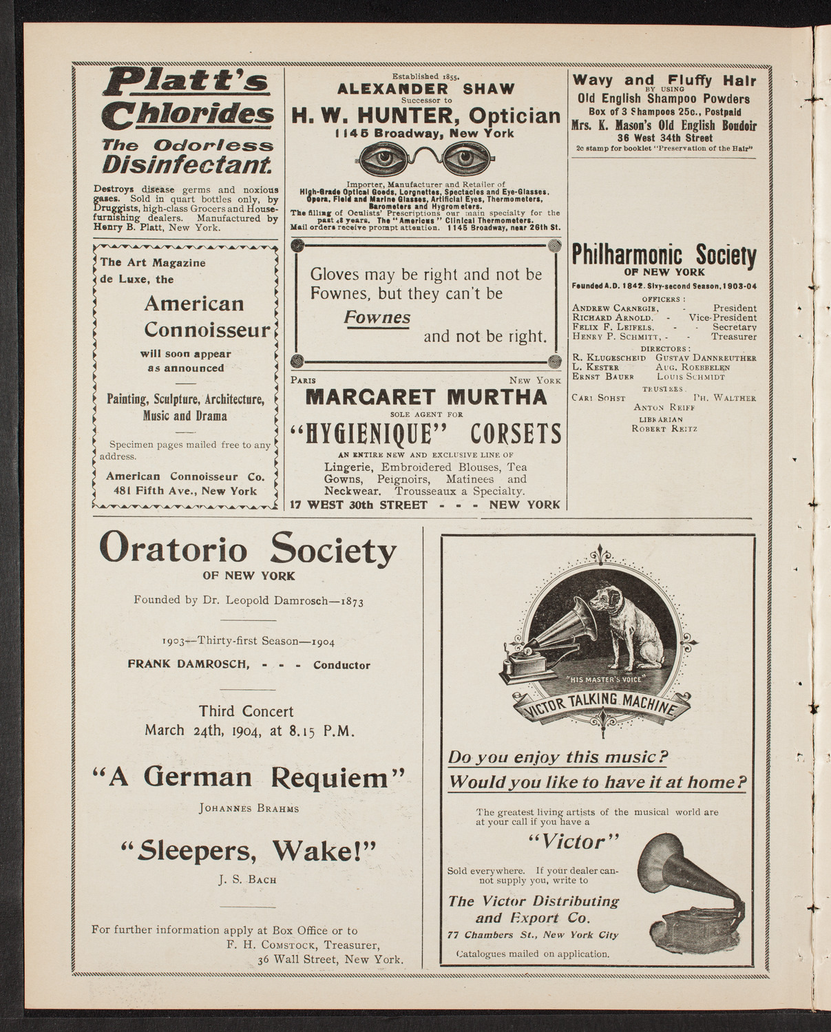 C. L. Partee's Mandolin, Guitar and Banjo Concert, January 29, 1904, program page 2