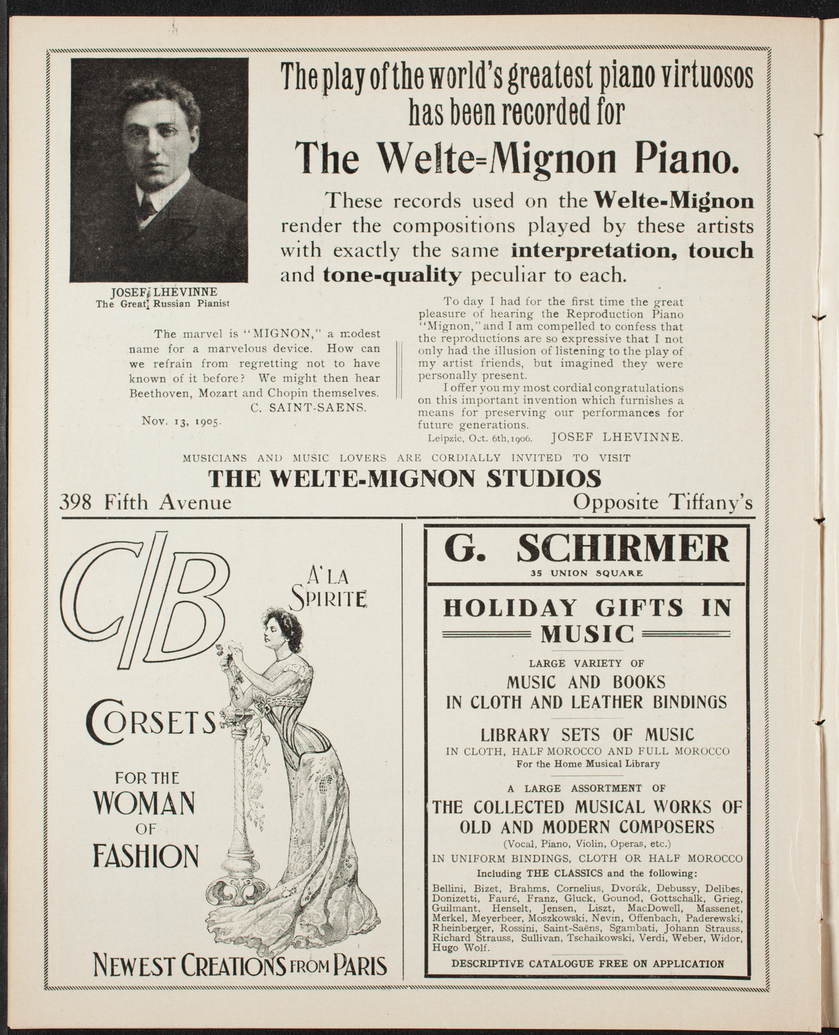 Oratorio Society of New York, December 22, 1906, program page 8