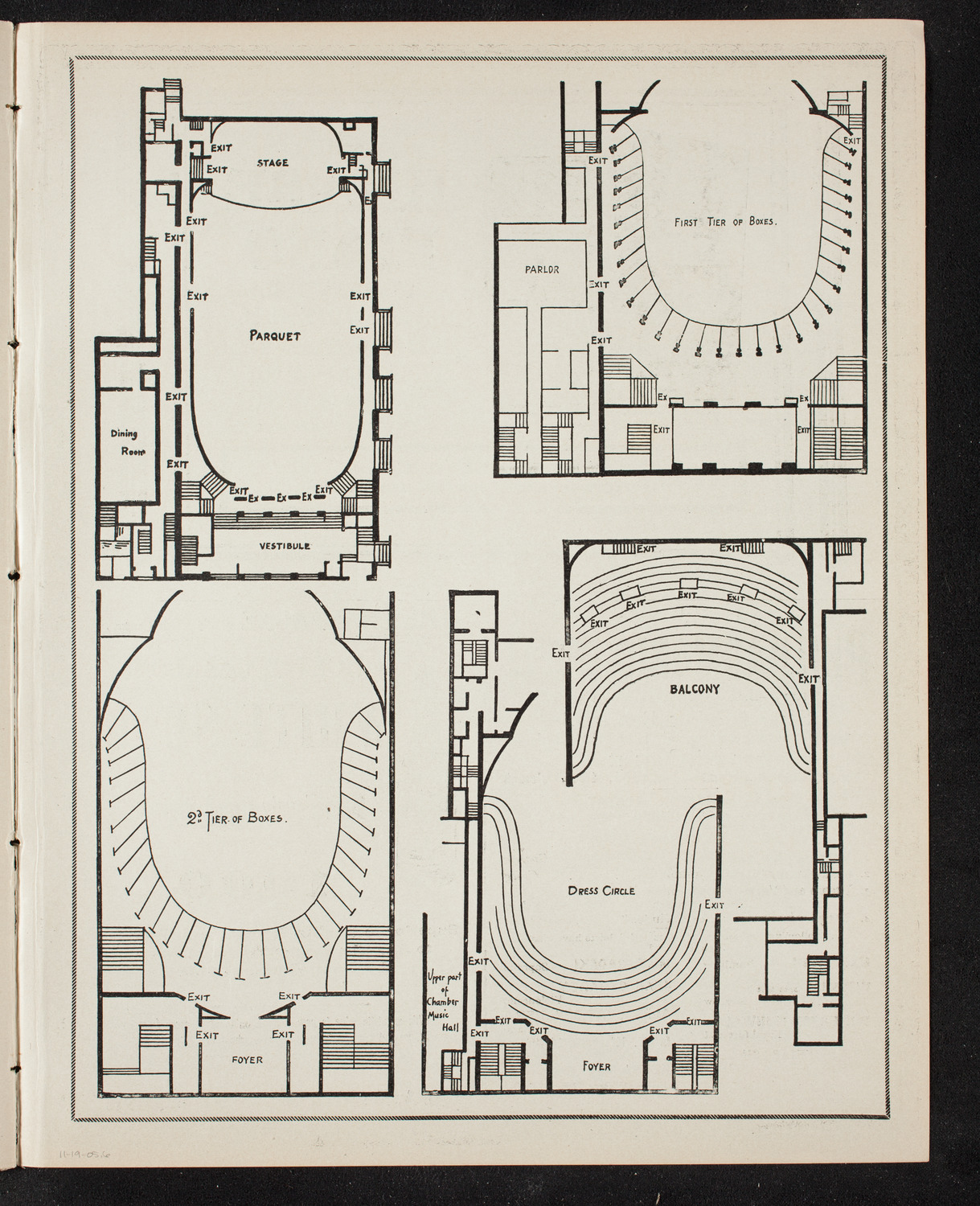Alfred Reisenauer, Piano, November 19, 1905, program page 11