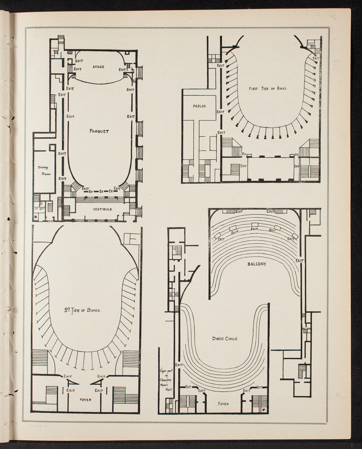 Adelina Patti, November 2, 1903, program page 19