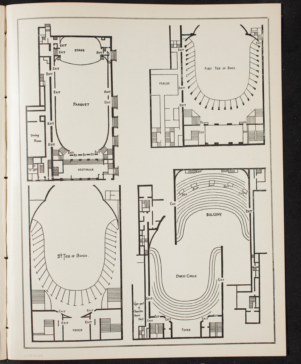 Josef Hofmann, Piano, November 19, 1904, program page 11