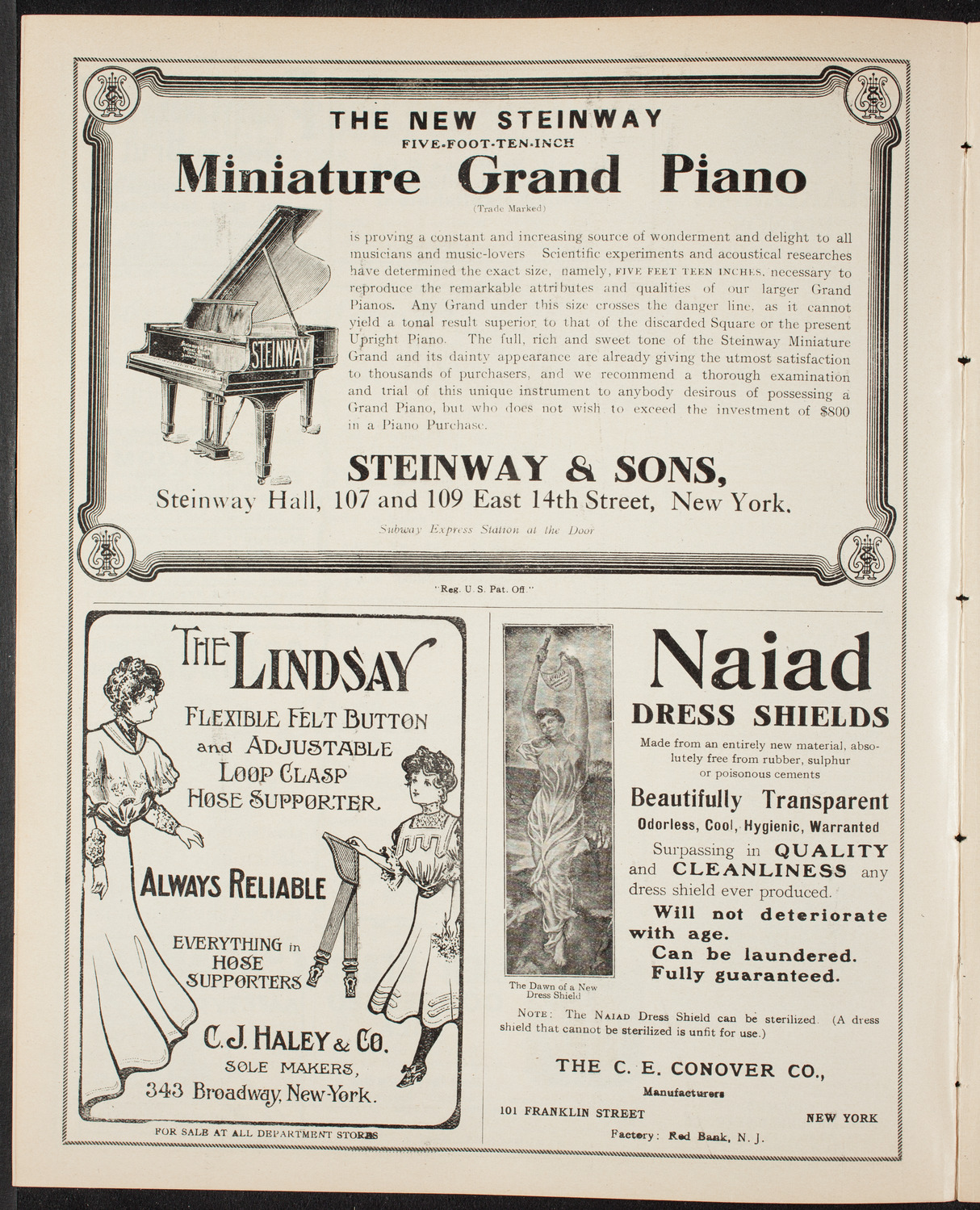People's Symphony Concert, February 21, 1908, program page 4