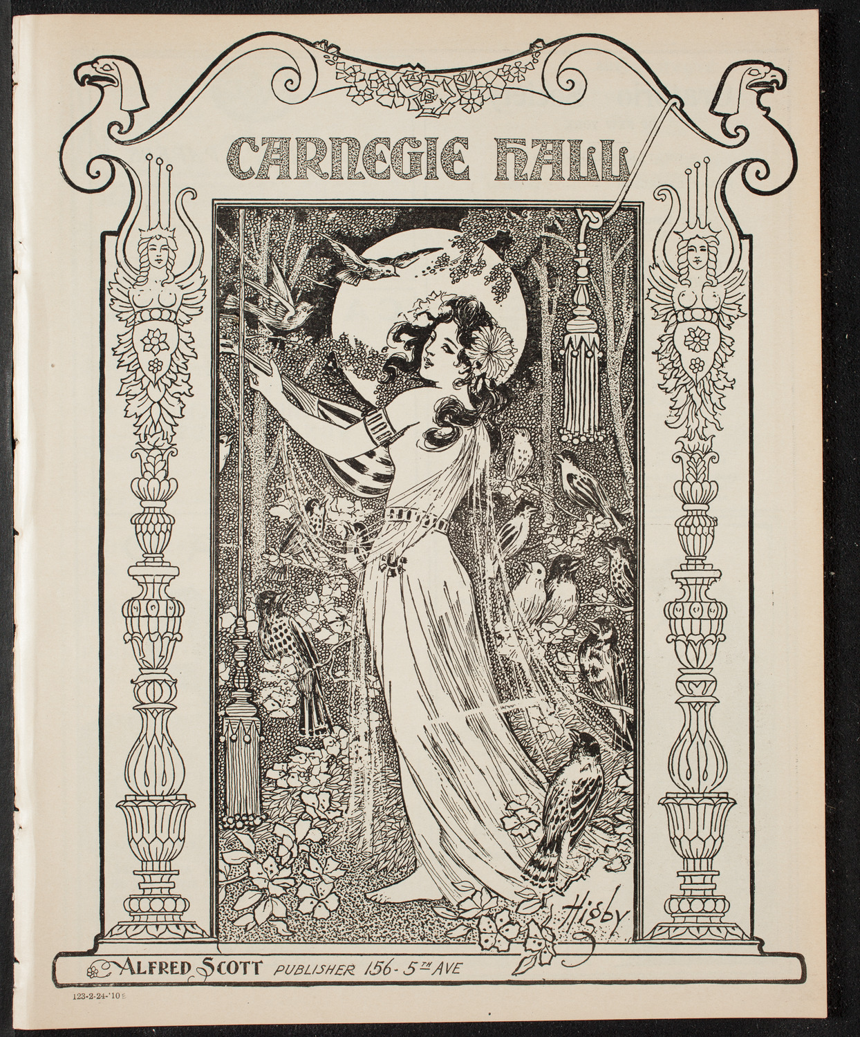 Boston Symphony Orchestra, February 24, 1910, program page 1