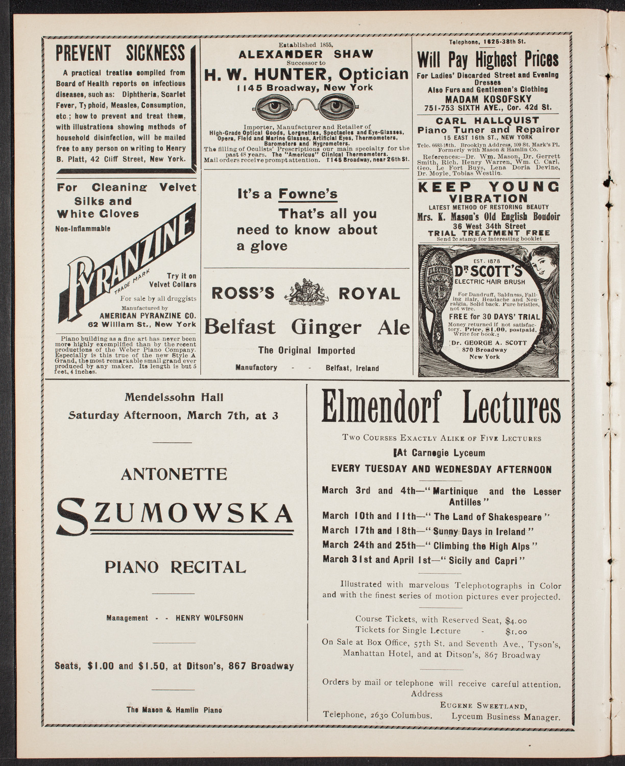 David Bispham, Baritone, March 1, 1903, program page 2