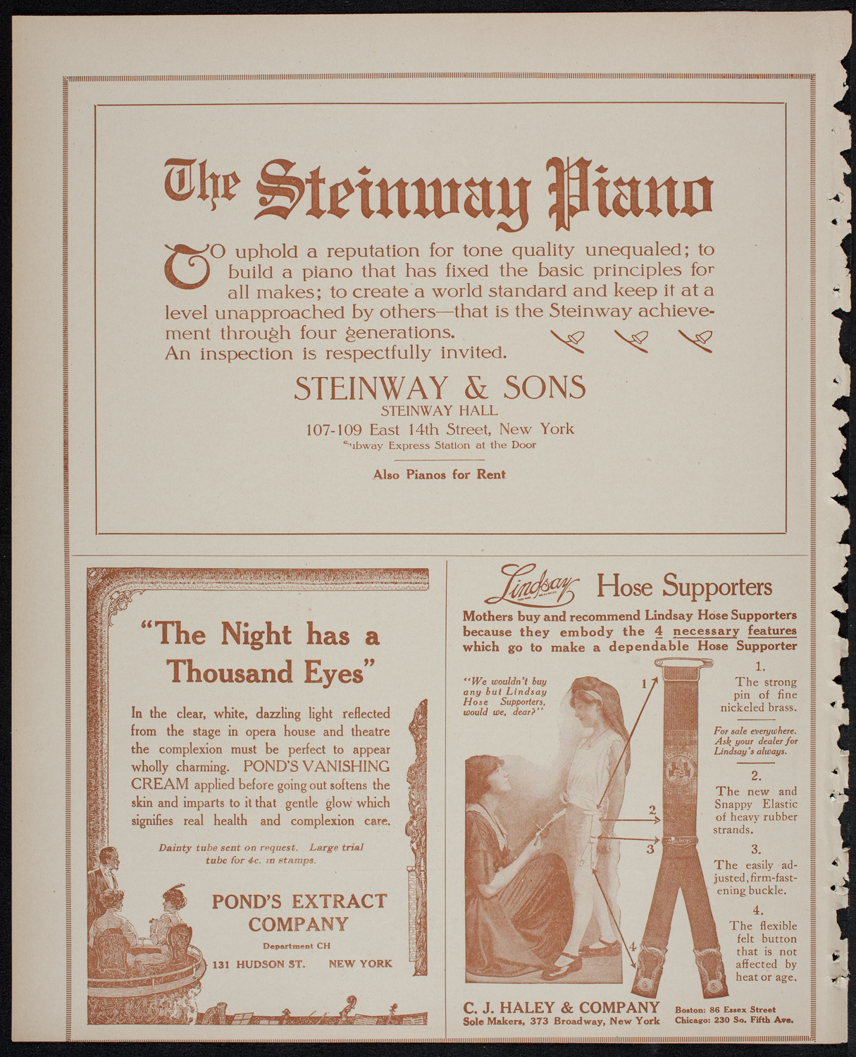 Elmendorf Lecture: The Edge of the Balkan States, December 7, 1913, program page 4
