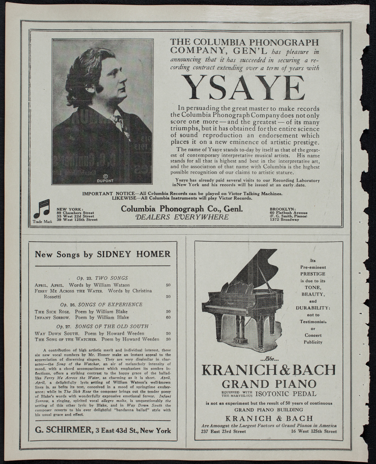 Motion Picture Lecture by Col. Charles J. "Buffalo" Jones, January 27, 1913, program page 6