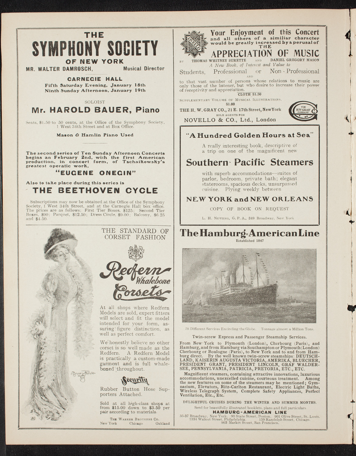 Burton Holmes Travelogue: Imperial Berlin, January 12, 1908, program page 2