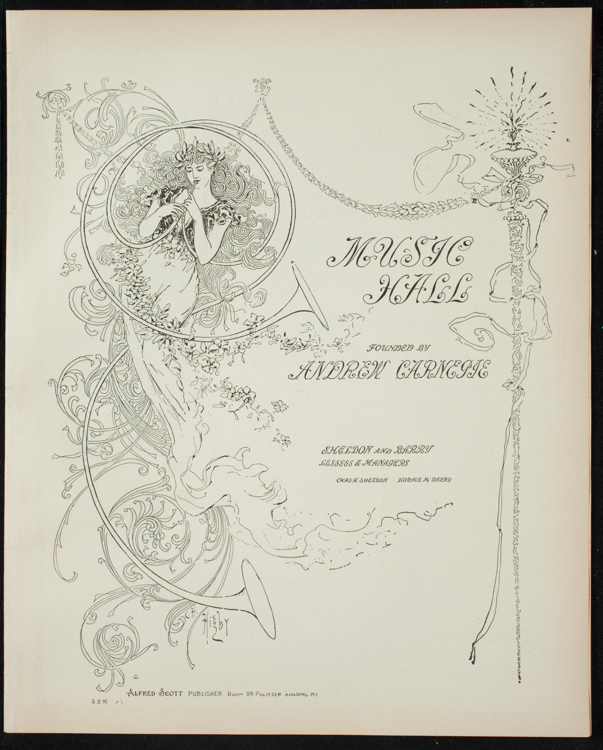 People's Choral Union and Singing Classes, May 2, 1897, program page 1