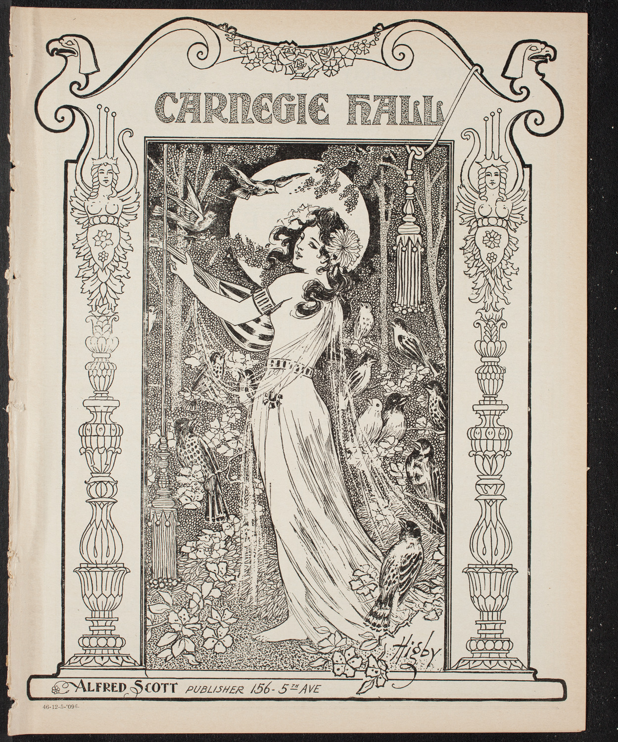 Elmendorf Lecture: At the Gates of the East, December 5, 1909, program page 1