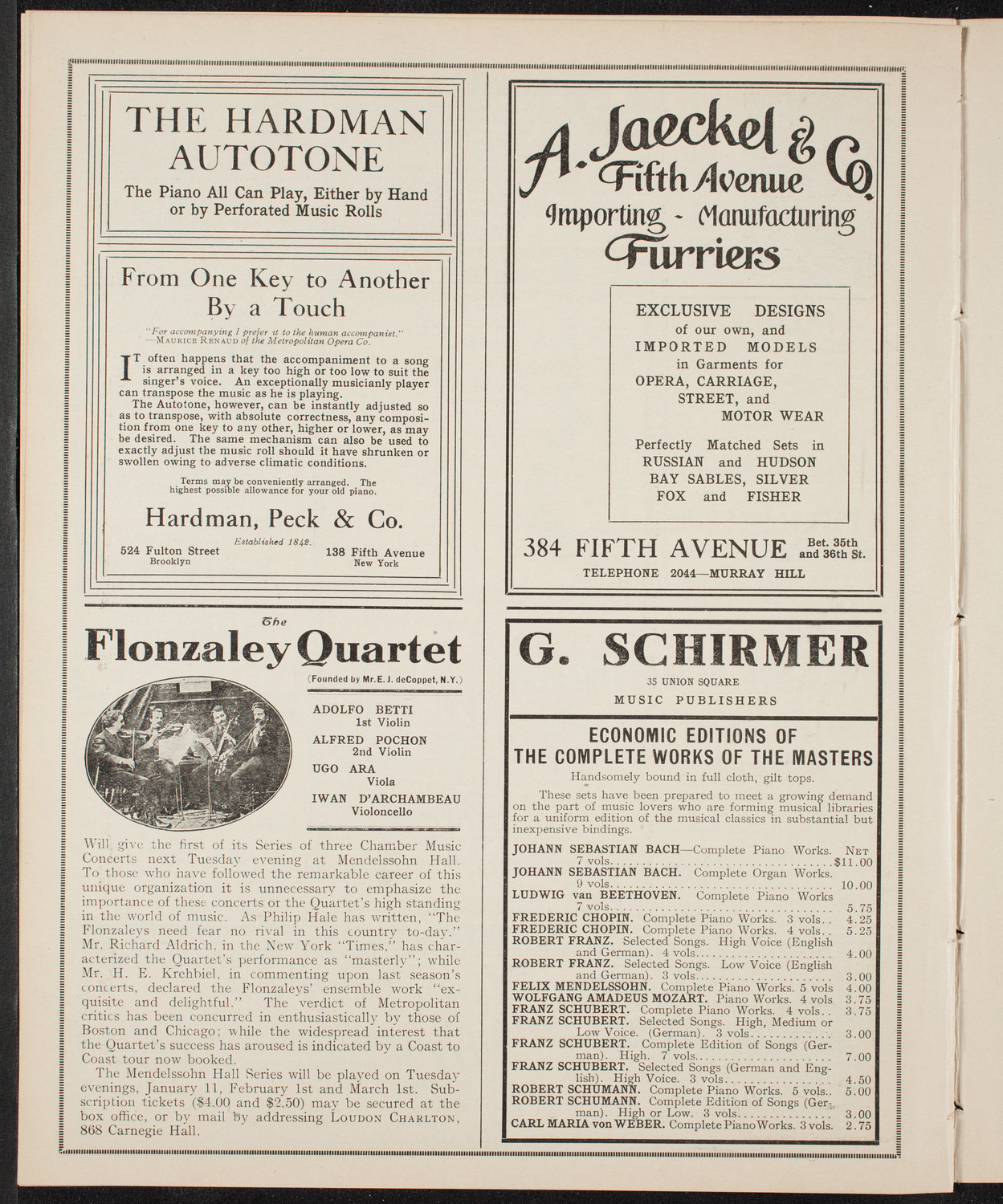 Christmas Play Association, January 7, 1910, program page 8