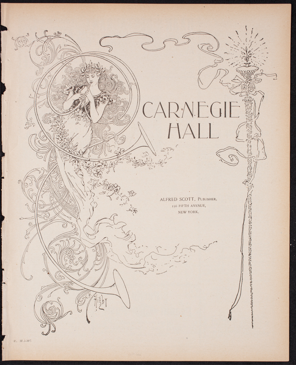 Saalfield Concert, December 2, 1899, program page 1