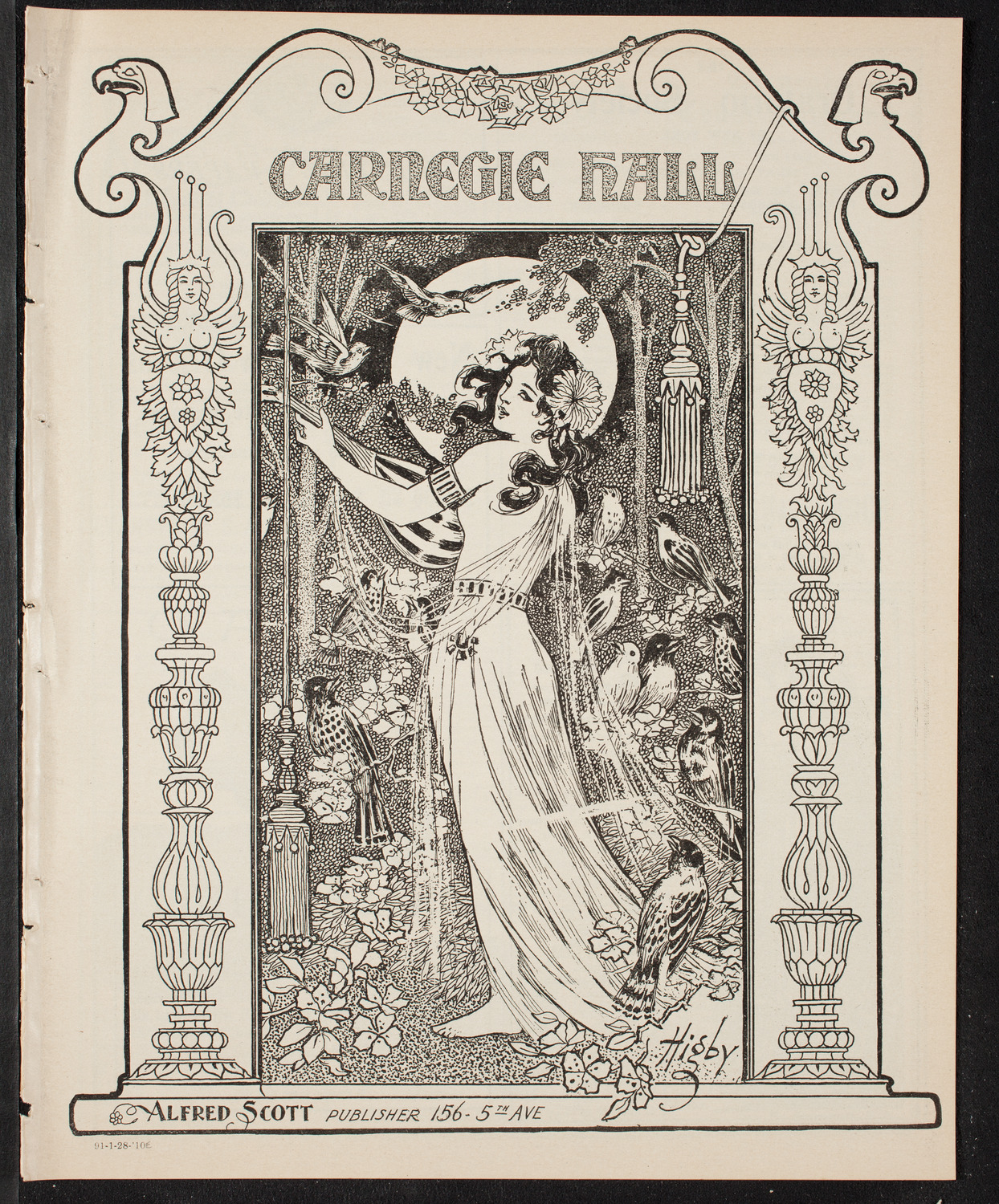 Liza Lehmann, Composer and Pianist, January 28, 1910, program page 1