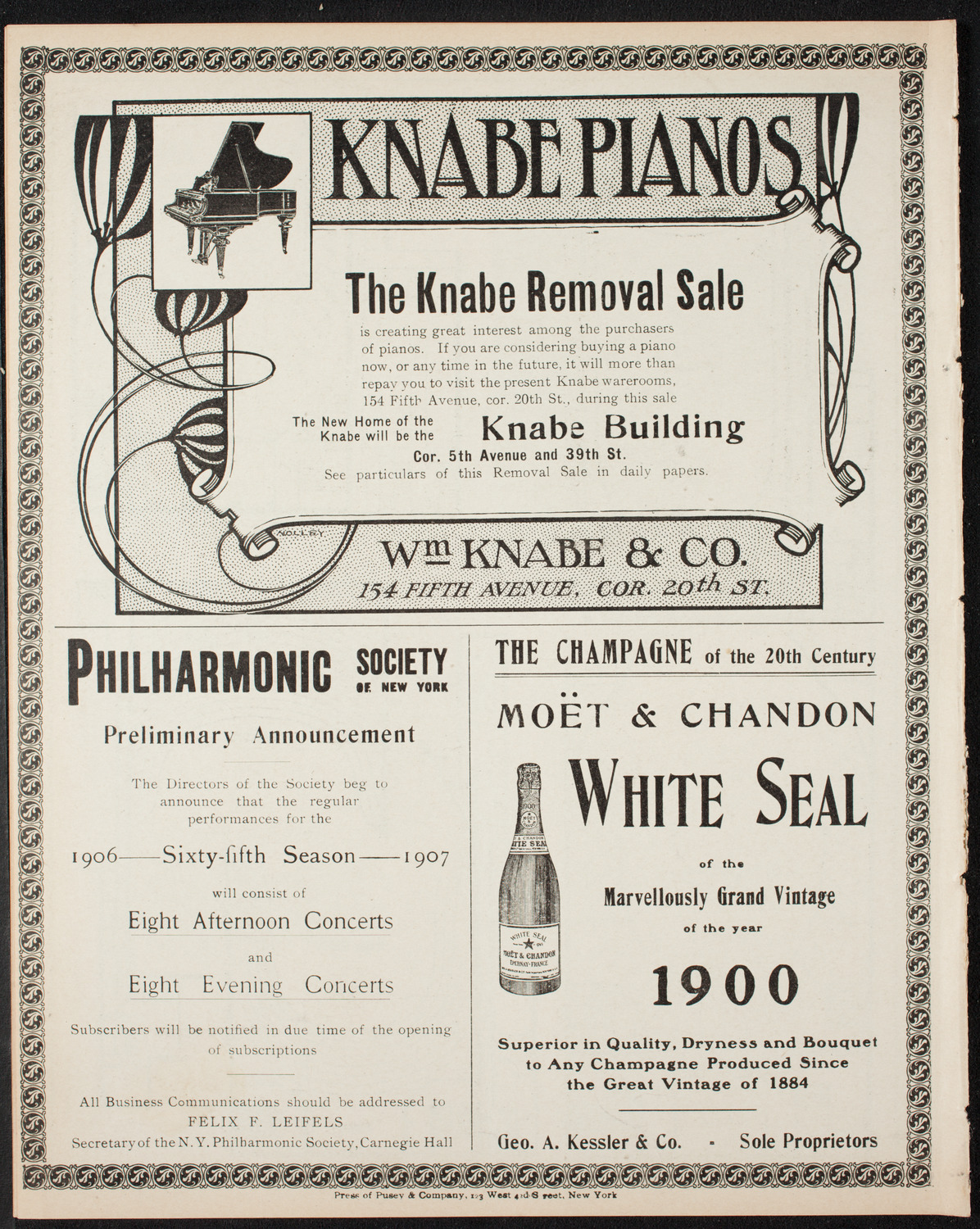 Graduation: College of Pharmacy of the City of New York, April 26, 1906, program page 12