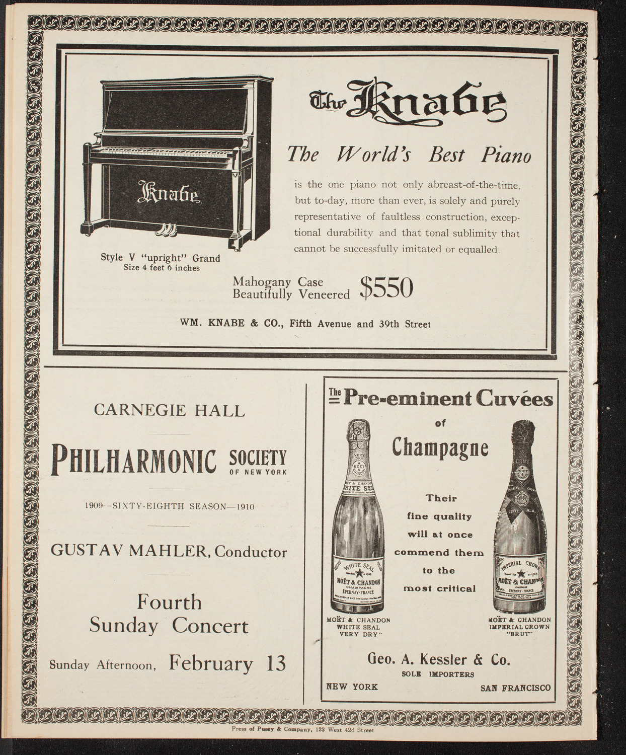 Symphony Concert for Young People, February 12, 1910, program page 12