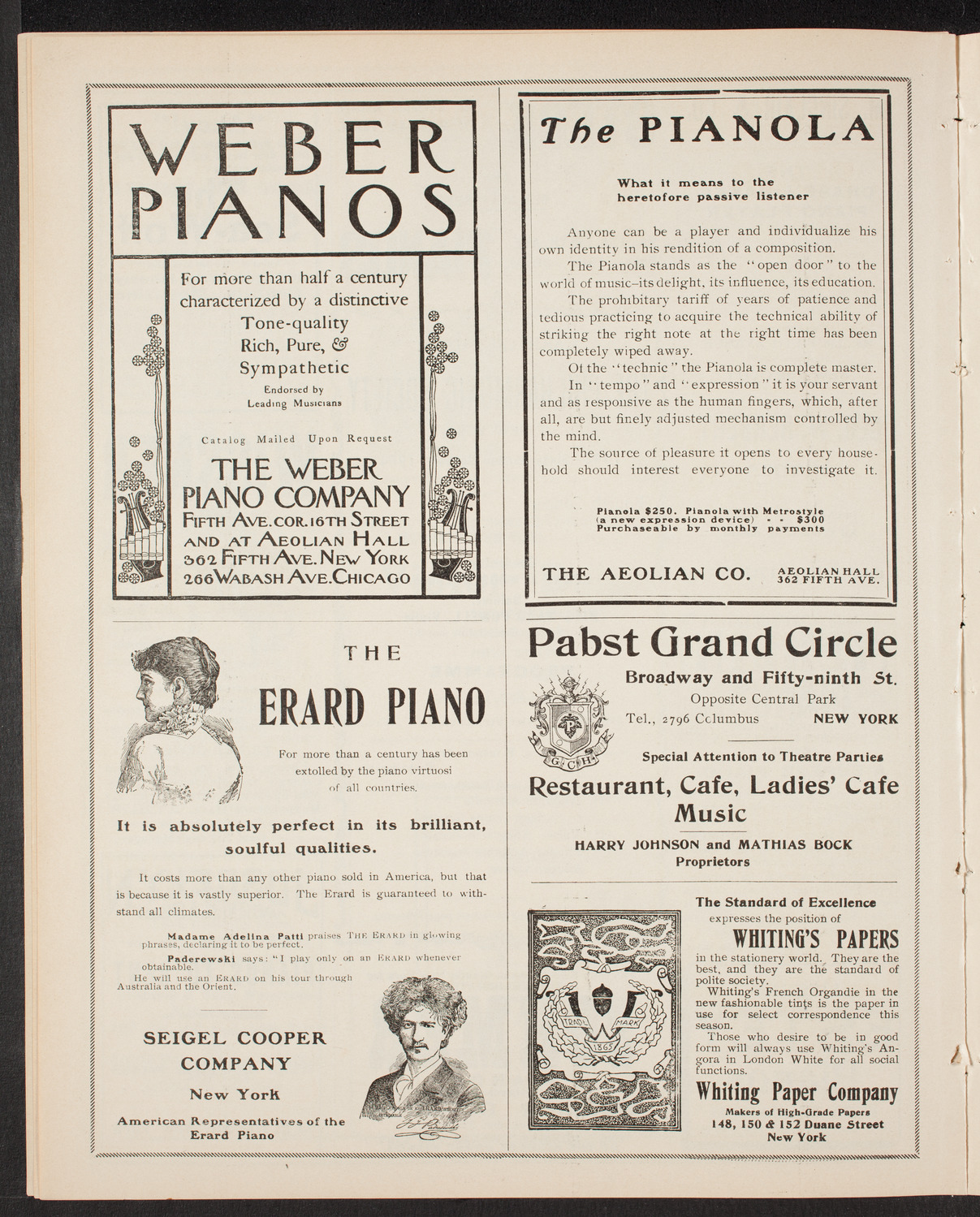 New York Philarmonic, January 9, 1904, program page 6