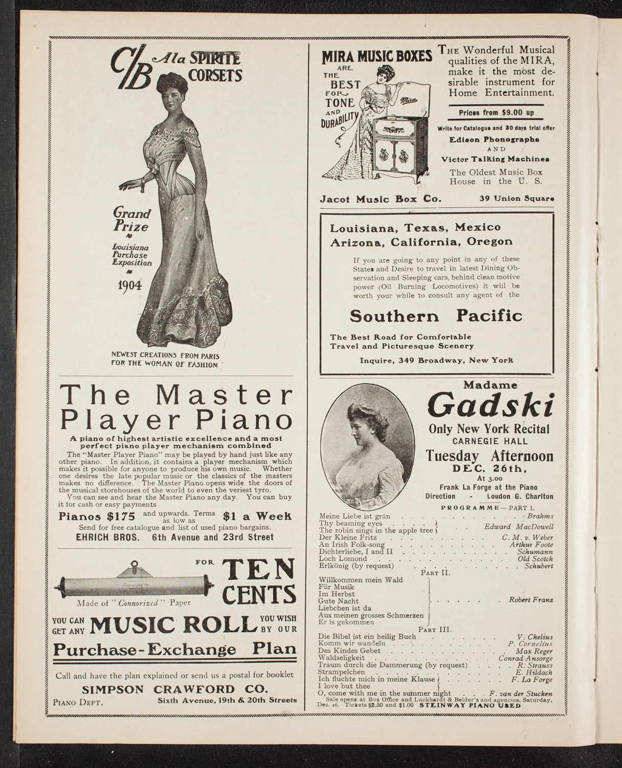 Symphony Concert for Young People, December 16, 1905, program page 8