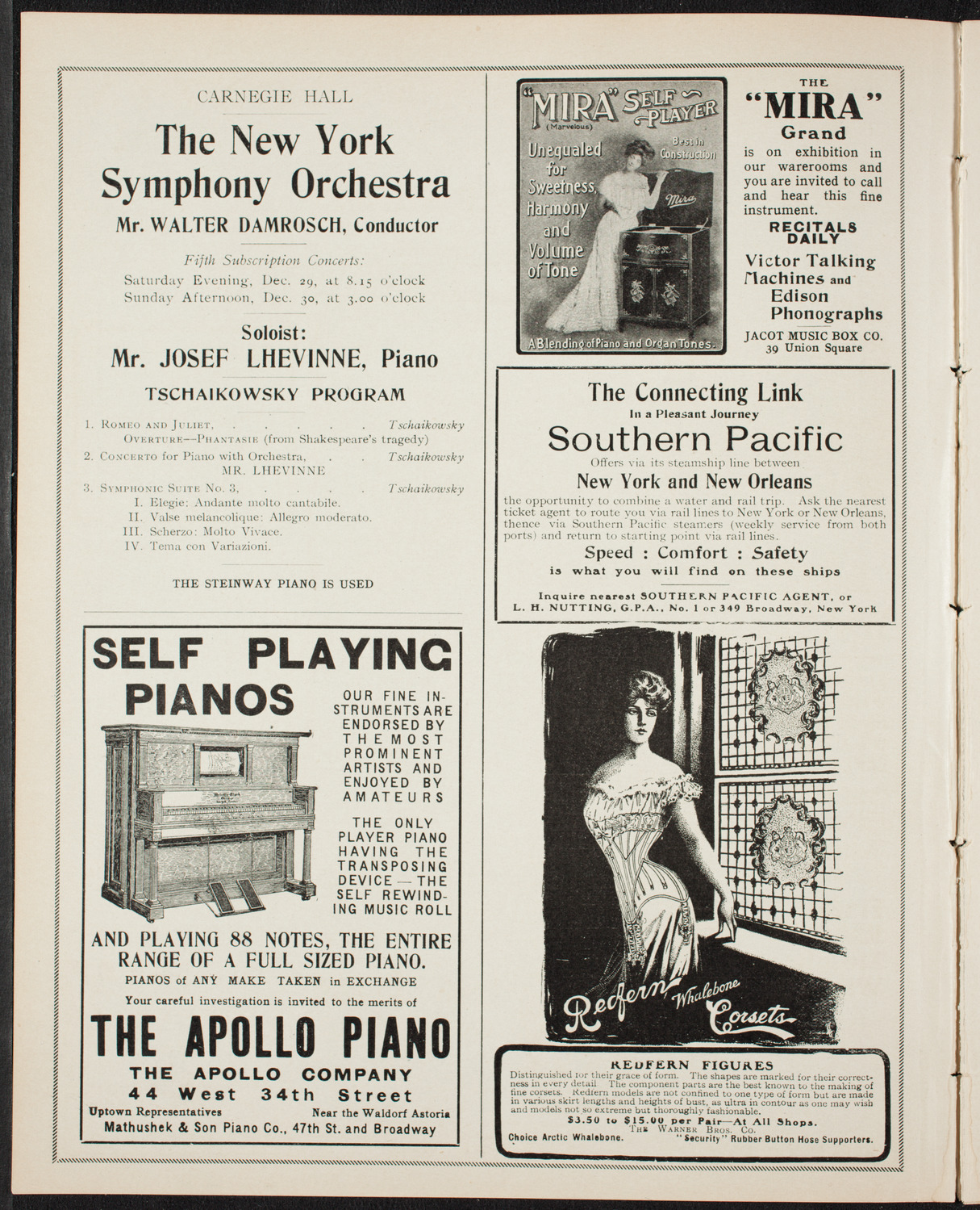 Russian Symphony Society of New York, December 20, 1906, program page 2