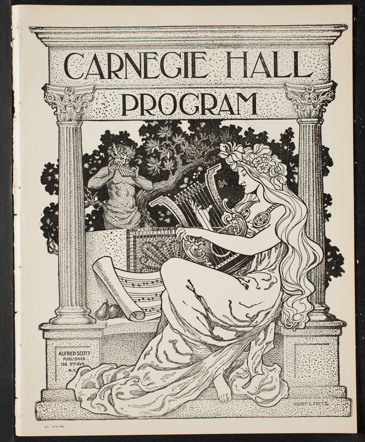 People's Symphony Concert, December 9, 1904, program page 1