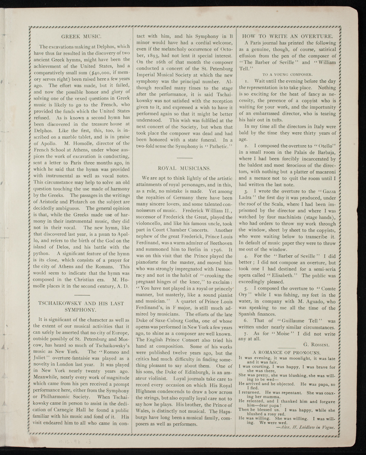 Zion Grand Centennial Jubilee, Concert and Banquet, October 12, 1896, program page 5