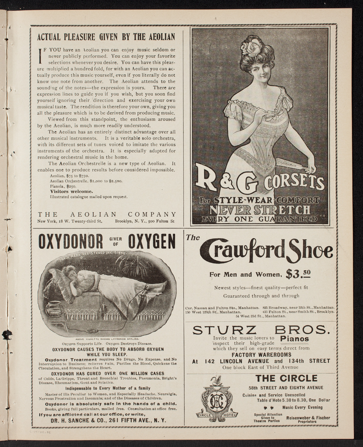 New York Philharmonic, February 15, 1902, program page 9