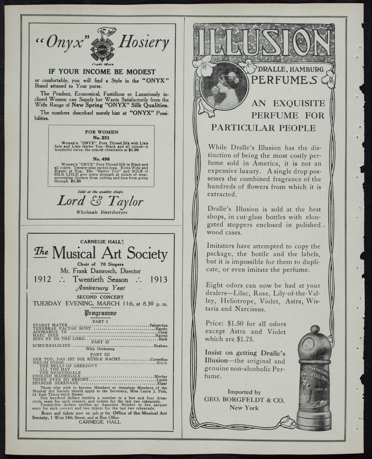 Julia Culp, Contralto, February 27, 1913, program page 8