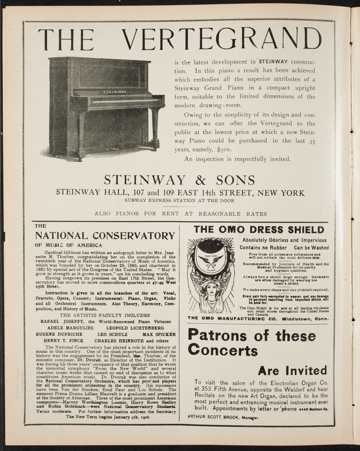New York Banks' Glee Club, April 17, 1906, program page 4