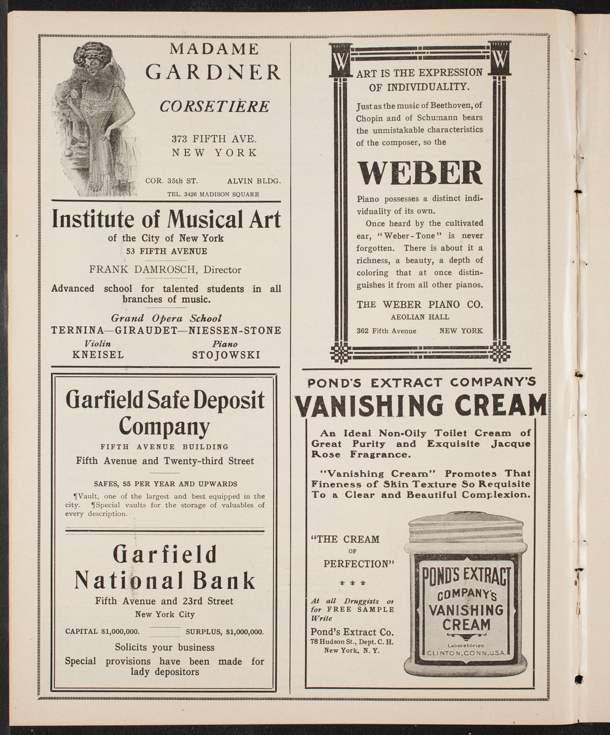 Liza Lehmann, Composer and Pianist, January 28, 1910, program page 6