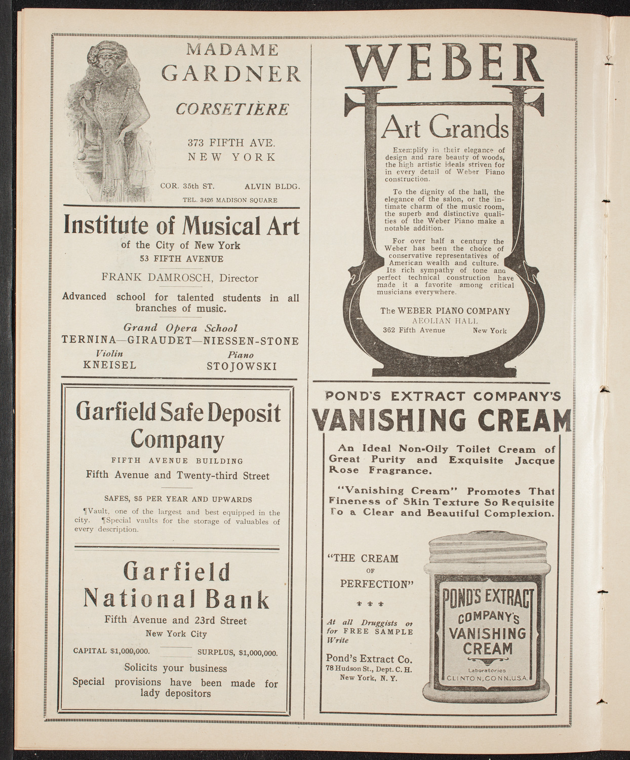 New York Philharmonic, February 4, 1910, program page 6