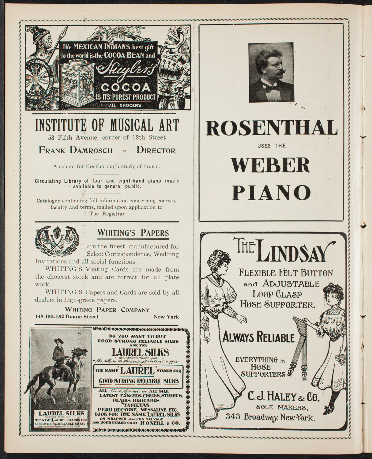 Frances Macmillen with New York Symphony Orchestra, December 7, 1906, program page 6