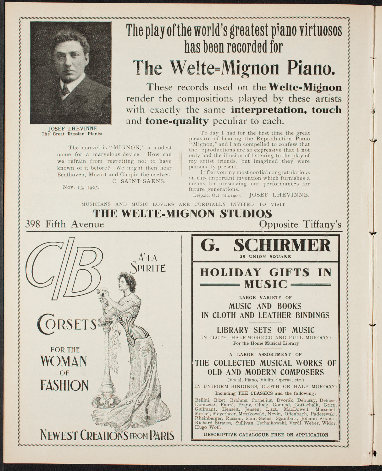 Boston Symphony Orchestra, December 8, 1906, program page 8