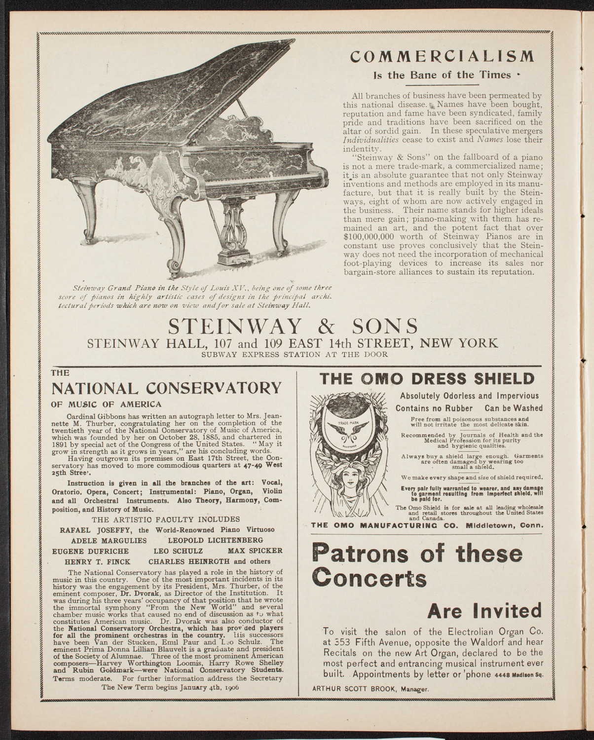 Symphony Concert for Young People, February 24, 1906, program page 4