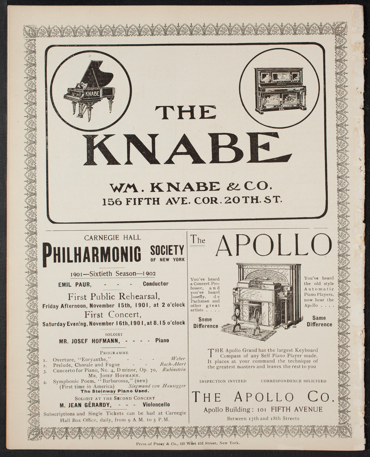 Meeting: Volunteers of America, November 12, 1901, program page 10