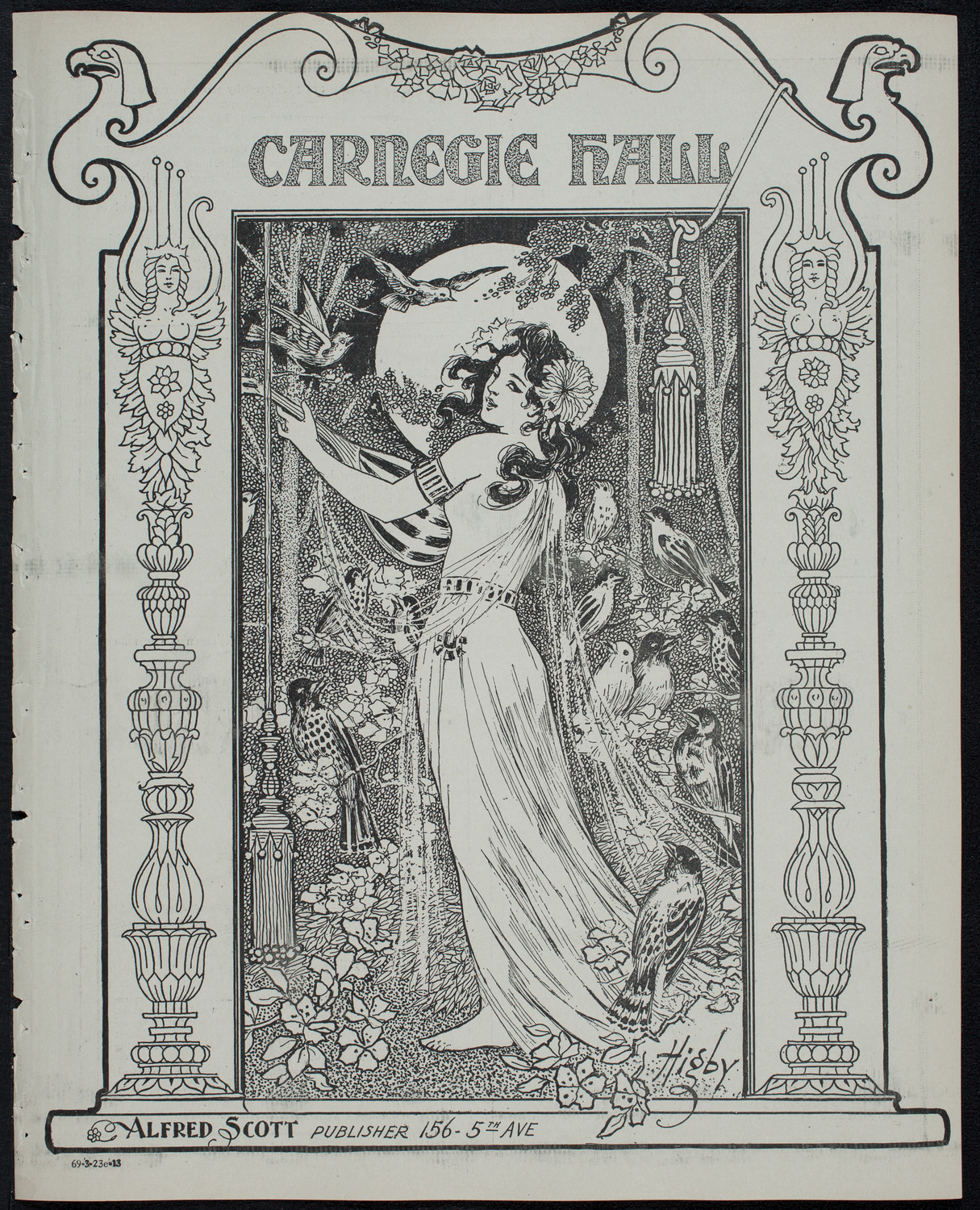 Gaelic Society: Feis Ceoil Agus Seanachas, March 23, 1913, program page 1