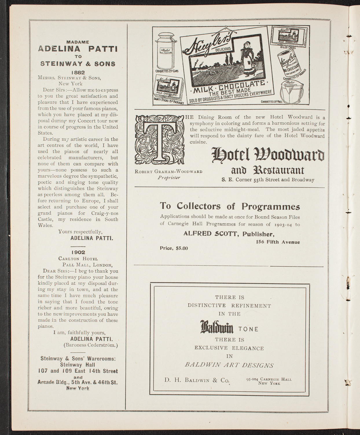 Mt. Olivet Baptist Church 26th Anniversary Program, May 1, 1904, program page 4