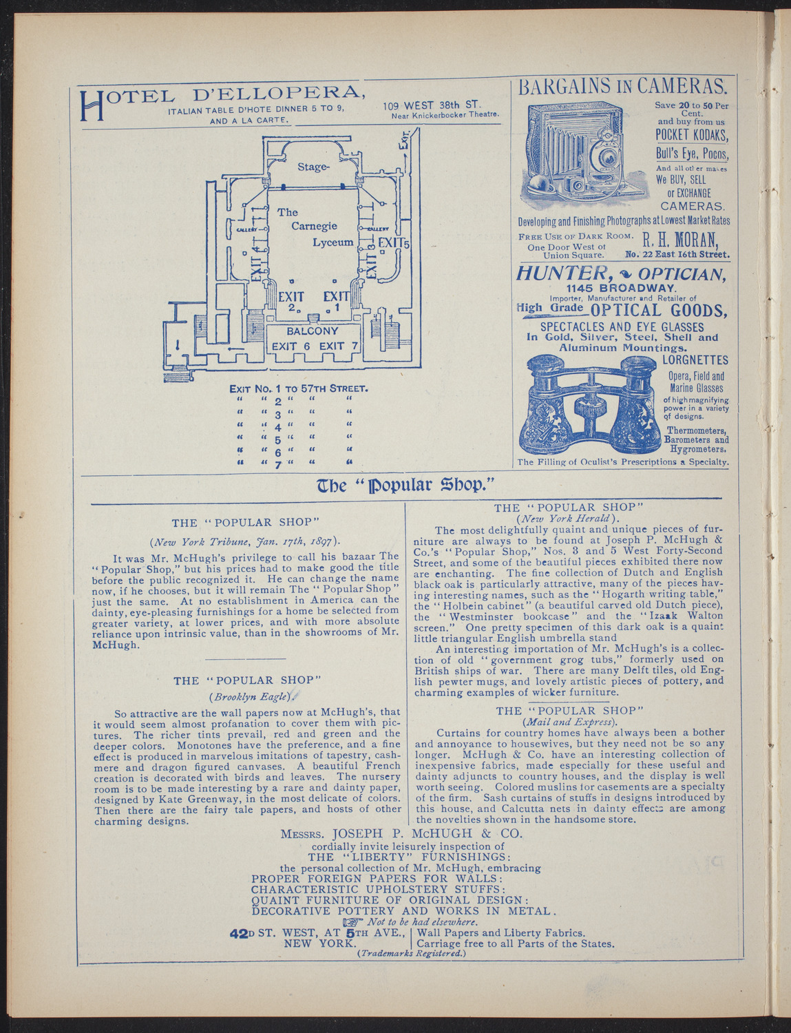 Columbia College Musical Society, February 17, 1897, program page 6