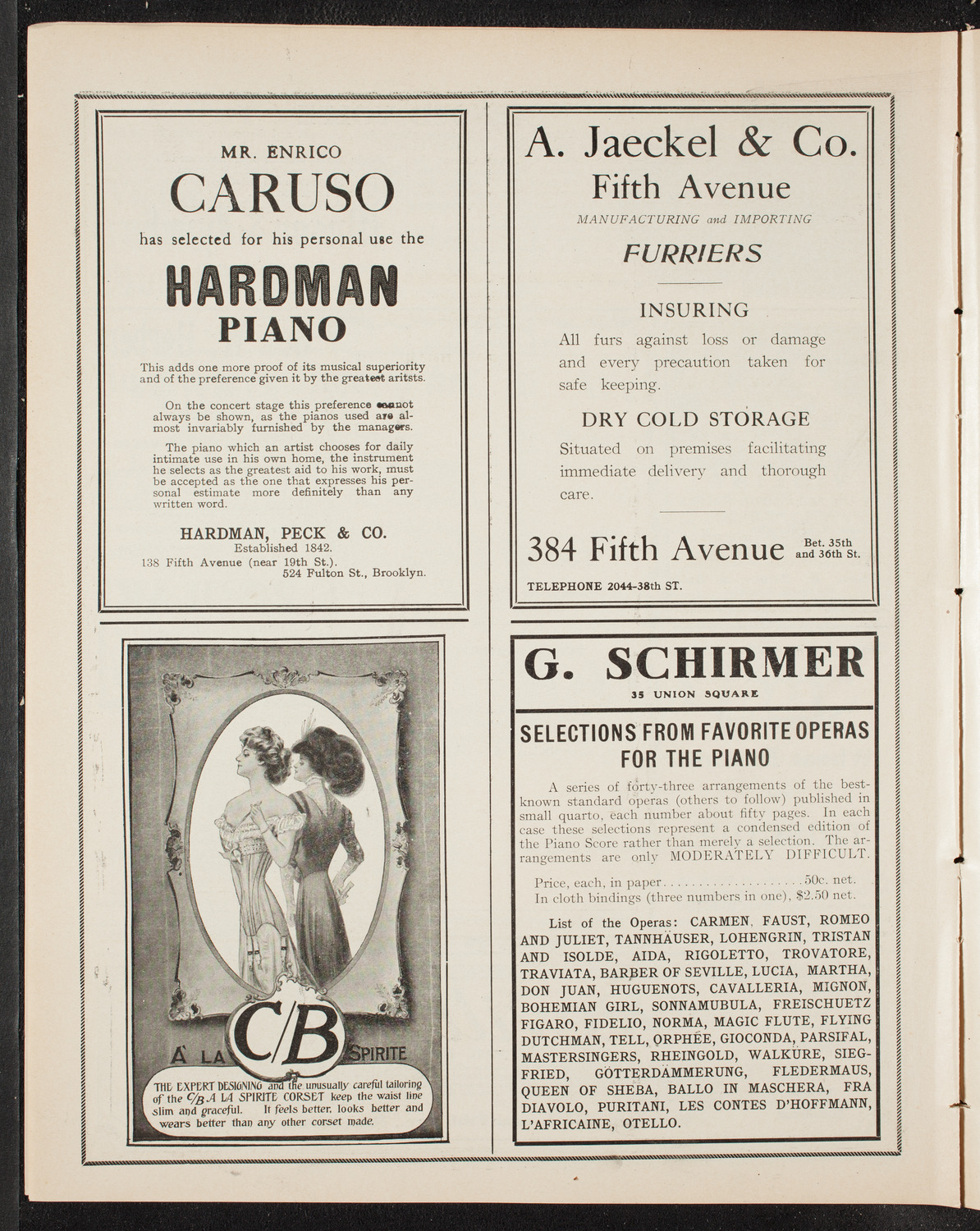 Volpe Symphony Society of New York, March 25, 1909, program page 8