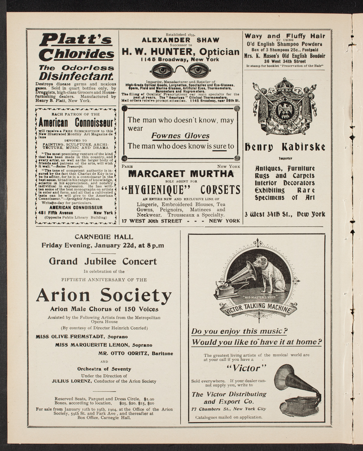 Symphony Concert for Young People, January 9, 1904, program page 2