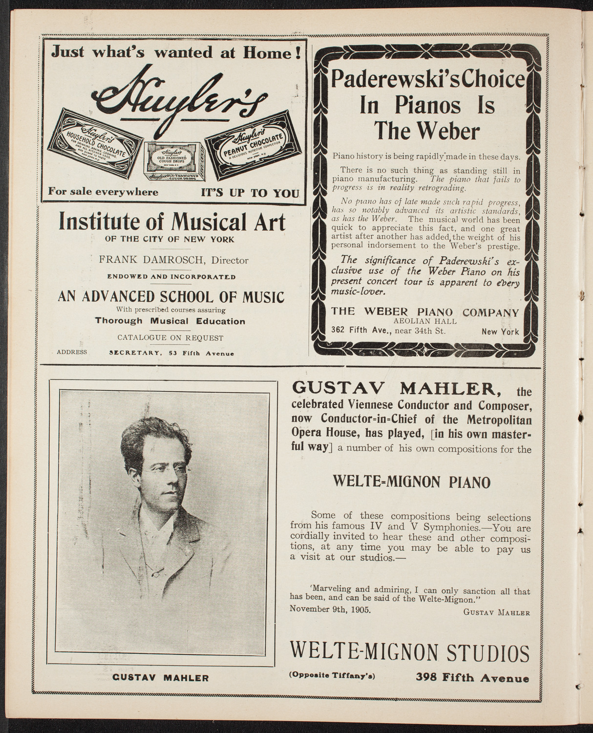 Burton Holmes Travelogue: London, February 2, 1908, program page 6