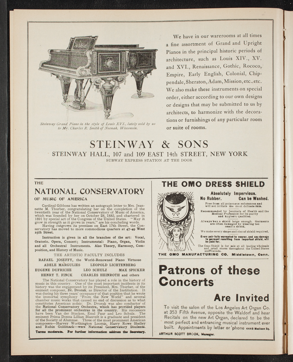 New York Symphony Orchestra, December 10, 1905, program page 4