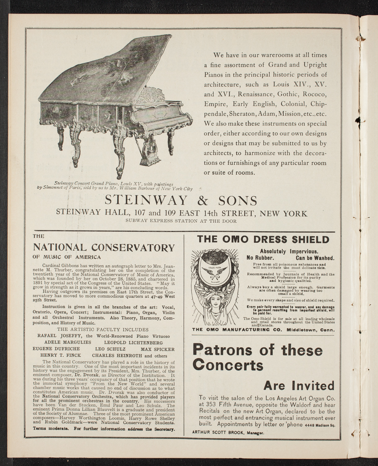 New York Philharmonic, December 2, 1905, program page 4