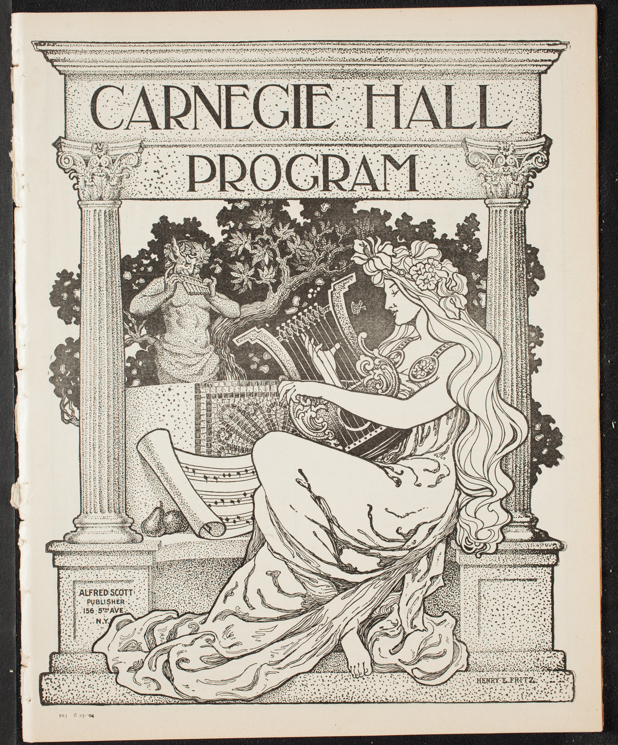 Graduation: College of the City of New York, June 23, 1904, program page 1