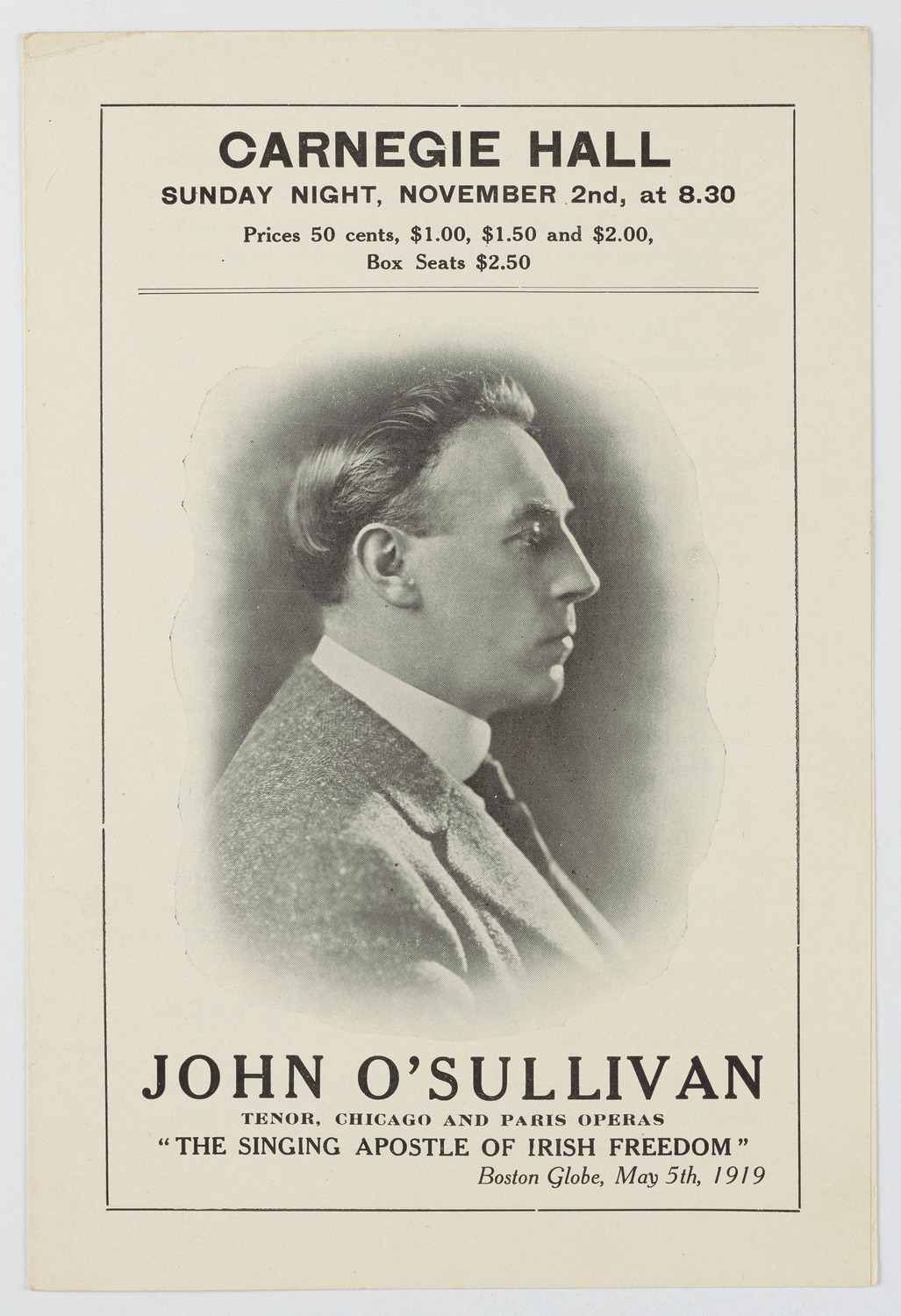 John O'Sullivan and Hazel Clark, November 2, 1919