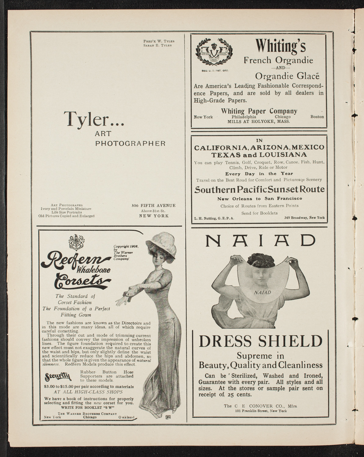 Albert Spalding, Violin, January 16, 1909, program page 2