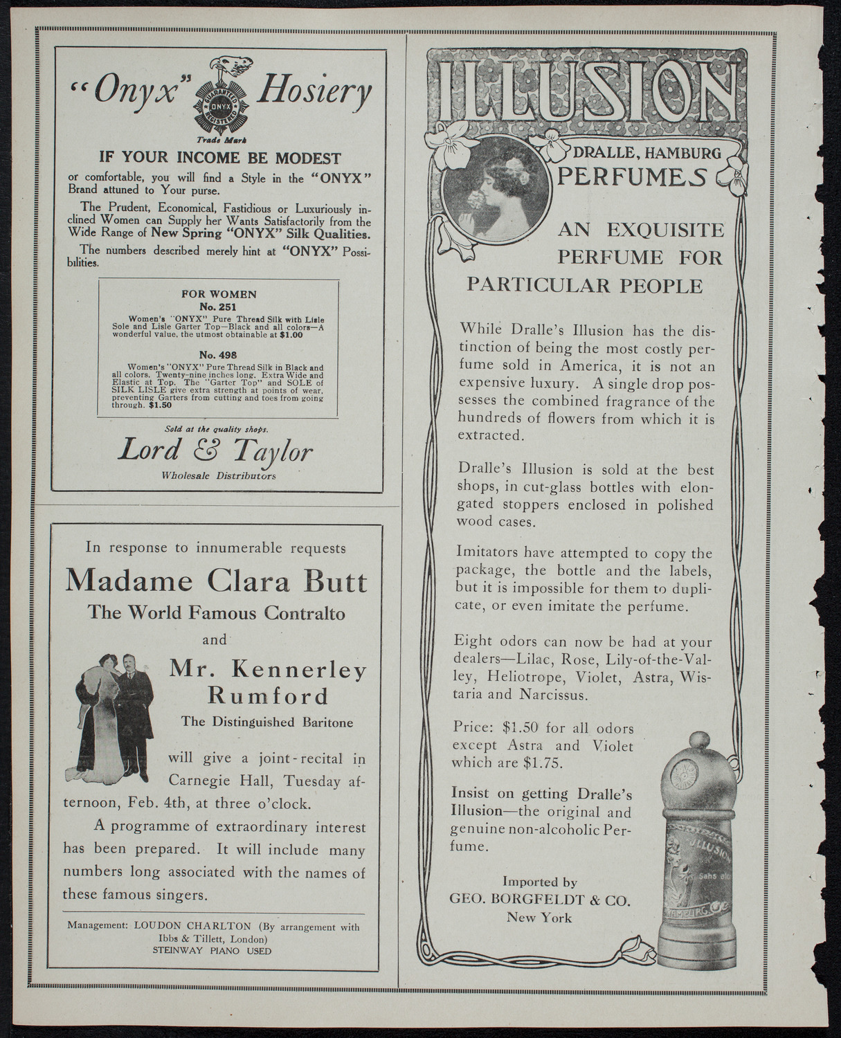 Motion Picture Lecture by Col. Charles J. "Buffalo" Jones, January 29, 1913, program page 8